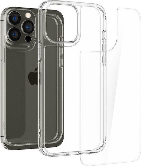 Spigen Quartz Hybrid Back Cover Σιλικόνης Crystal Clear (iPhone 13 Pro Max)