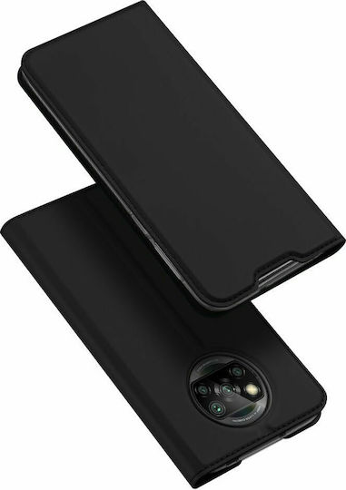 Dux Ducis Skin Pro Book Synthetic Leather Black (Poco X3 NFC / X3 Pro)