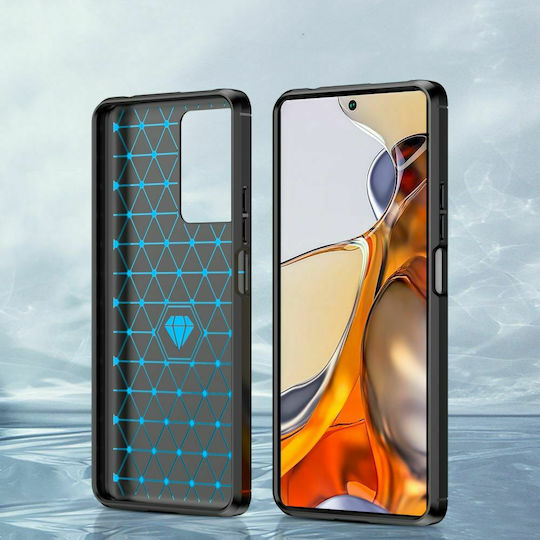 Tech-Protect Umschlag Rückseite Silikon Schwarz (Xiaomi 11T / 11T Pro)