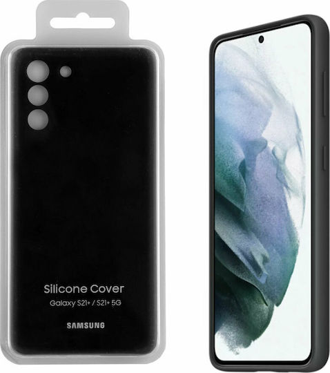Samsung Back Cover Silicone Black (Galaxy S21+)