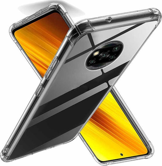 Hurtel Ultra Slim Back Cover Silicone 0.5mm Transparent (Poco X3 NFC / X3 Pro)