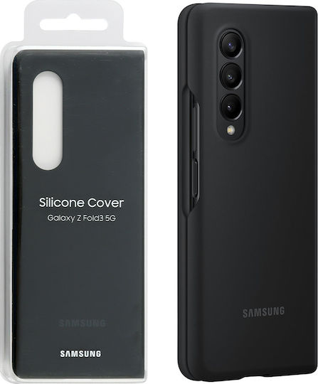 Samsung Задна корица Силикон Черен (Galaxy Z Fold 3)