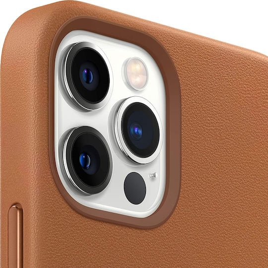 Apple Leather Case with MagSafe Back Cover Leather Brown (iPhone 12 Pro Max)