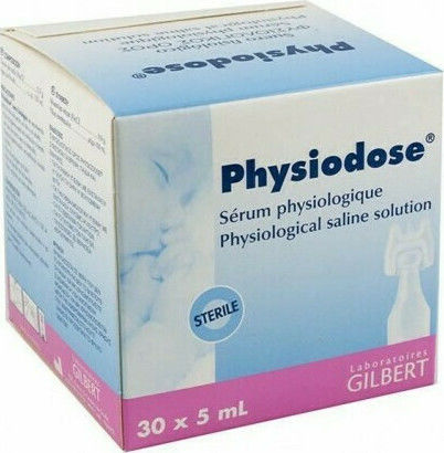 Physiodose Physiological Saline Solution Αμπούλες Φυσιολογικού Ορού για Βρέφη 150ml
