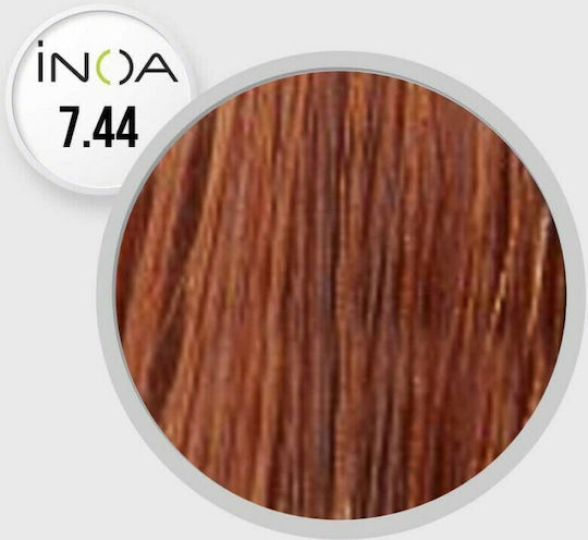L'Oréal Professionnel Inoa Боя за Коса Без Амоняк 7.44 Интензивно Медно Русо 60ml