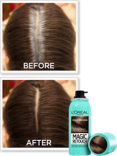 L'Oreal Paris Magic Retouch Полуперманентна Боя за Коса Спрей Кафяв 75ml