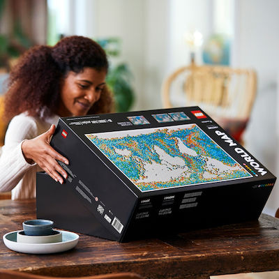 LEGO Art World Map for 18+ Years 11695pcs