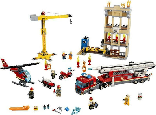 LEGO City Downtown Пожарна Бригада за Възраст 6+ Бройки 943