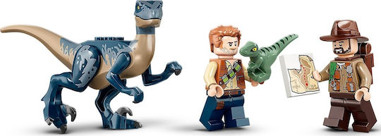 LEGO Jurassic World Velociraptor Biplane Rettungsmission für 4+ Jahre 101 Stück