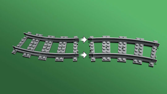LEGO City Switch Tracks pentru 5-12 ani Ani 20buc
