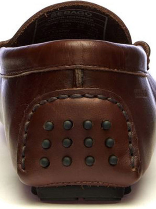 Russel Men's Leather Moccasins Brown