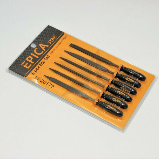 Epica Star EP-20172 Set of Files with Handle 6pcs