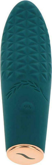 ToyJoy Alyssa Δονητής Bullet Textured Stimulator Vibrator Green Πετρόλ