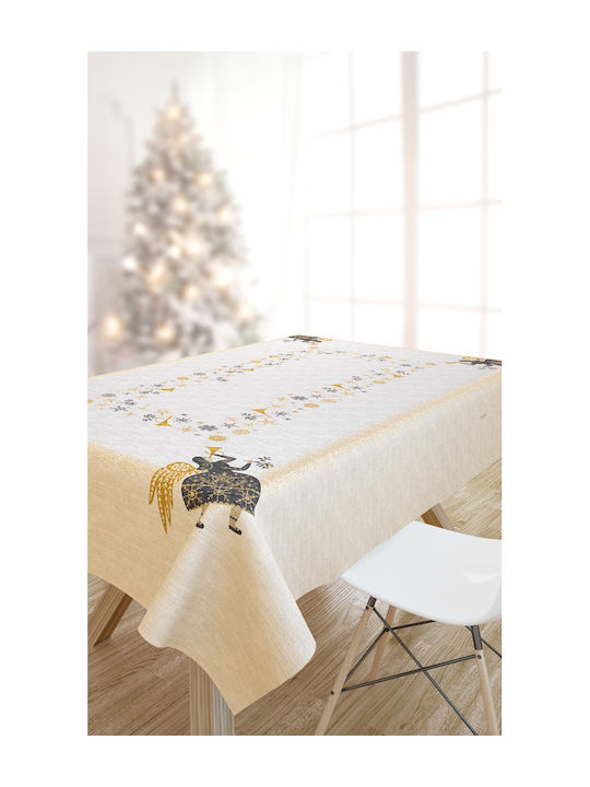 Saint Clair Christmas Fabric Tablecloth Ornament L145xW145cm