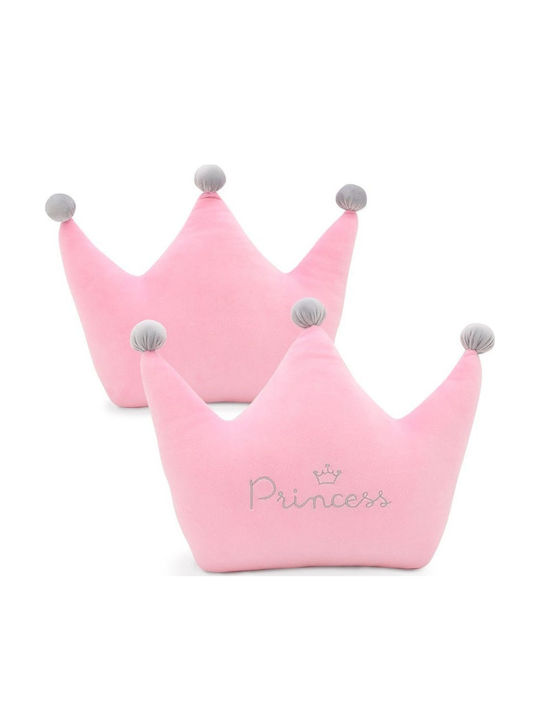 Orange Toys Παιδικό Διακοσμητικό Μαξιλάρι Κορώνα Pink 35x12εκ.