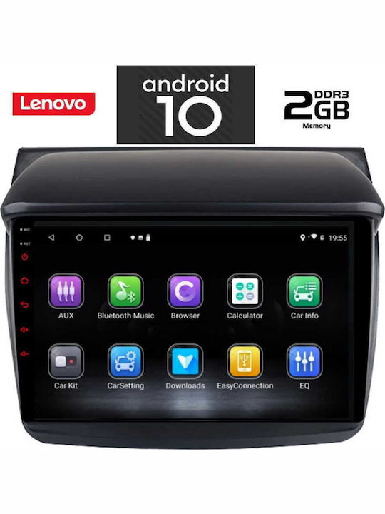 Lenovo Car-Audiosystem für Mitsubishi L200 2006-2015 (Bluetooth/USB/AUX/WiFi/GPS) mit Touchscreen 9" LENOVO X6855_GPS