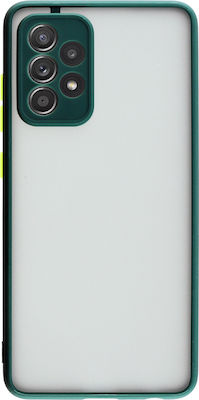 Lime Hardshell Camera Guard Coperta din spate Plastic / Silicon rezistent Dark Green with Yellow Keys (Galaxy A52 / A52s) 8300639