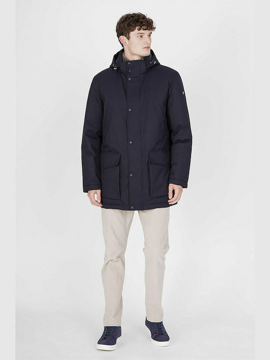 Winter Jacket Parka Navy Blue