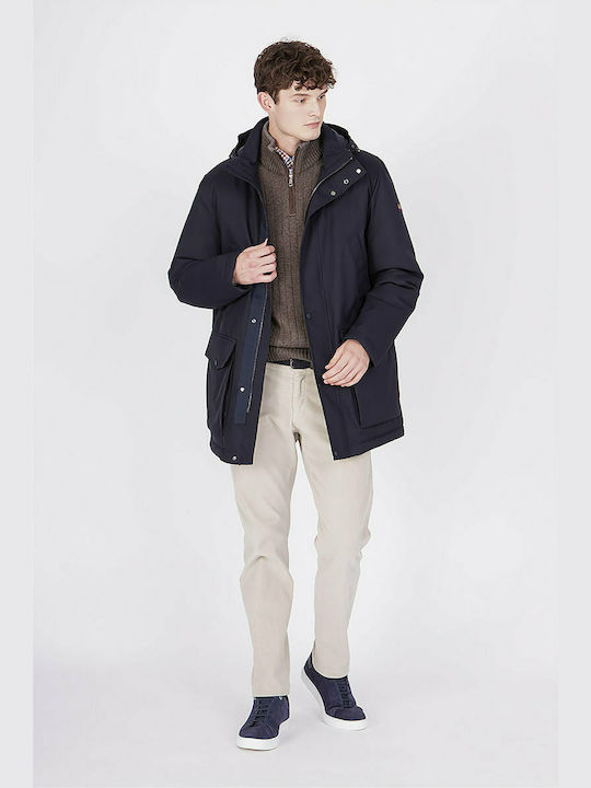 Winter Jacket Parka Navy Blue