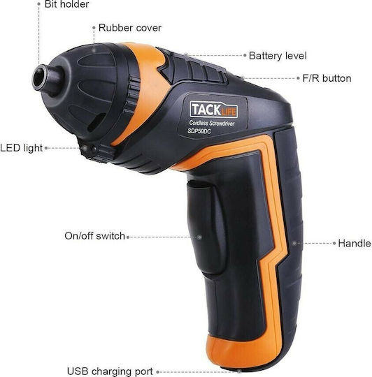 Tacklife SDP50DC Battery Screwdriver