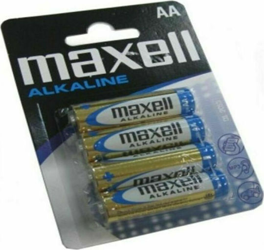 Maxell Αλκαλικές Μπαταρίες AA 1.5V 4τμχ