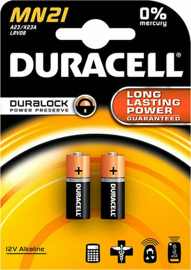 Duracell Αλκαλικές Μπαταρίες A23 12V 2τμχ