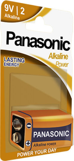 Panasonic Alkaline Power Μπαταρία 9V 1τμχ