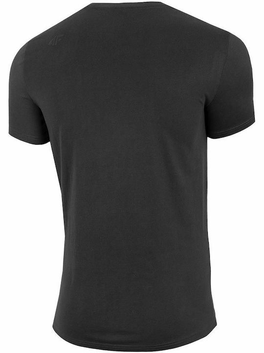 4F Men's Athletic T-shirt Short Sleeve Gray