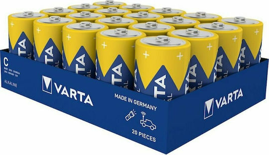 Varta Industrial Алкални Батерии C 1.5V 20бр
