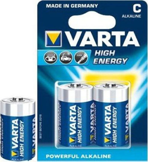 Varta Energy Alkaline Batterien C 1.5V 2Stück