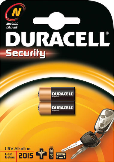 Duracell Security Αλκαλικές Μπαταρίες N 1.5V 2τμχ