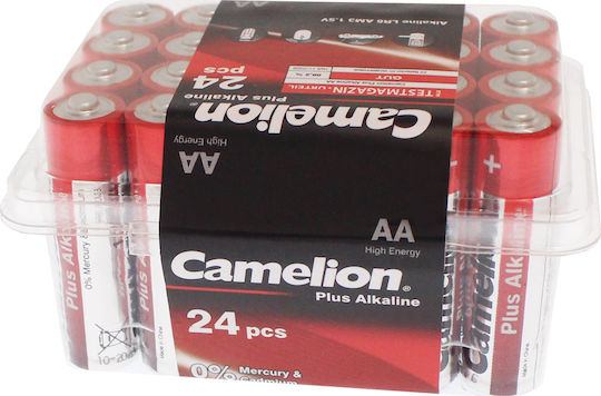 Camelion Plus Αλκαλικές Μπαταρίες AA 1.5V 24τμχ