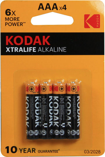 Kodak Xtralife Алкални Батерии AAA 1.5V 4бр