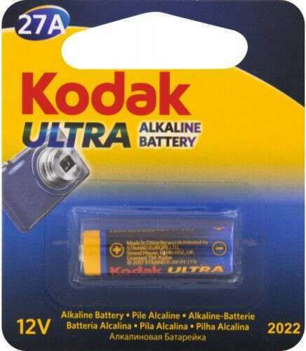 Kodak Ultra Alkaline Batterie A27 1.5V 1Stück