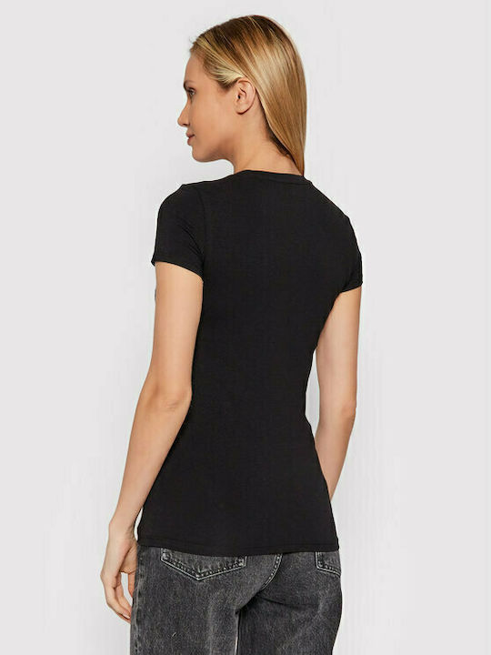 Guess Damen T-shirt Schwarz