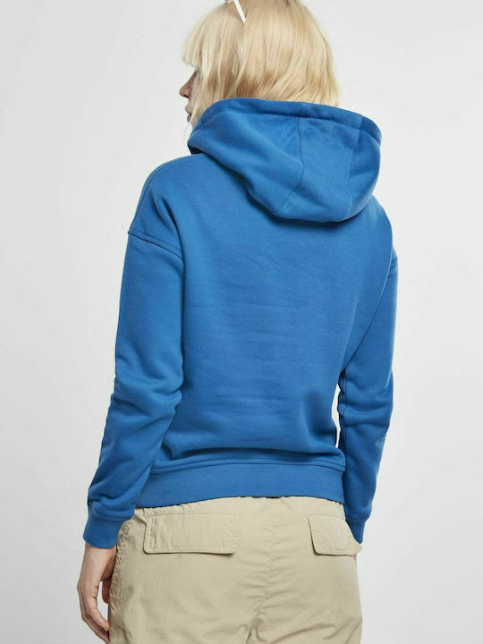 Urban Classics TB1524 Women's Hooded Sweatshirt Sporty Blue