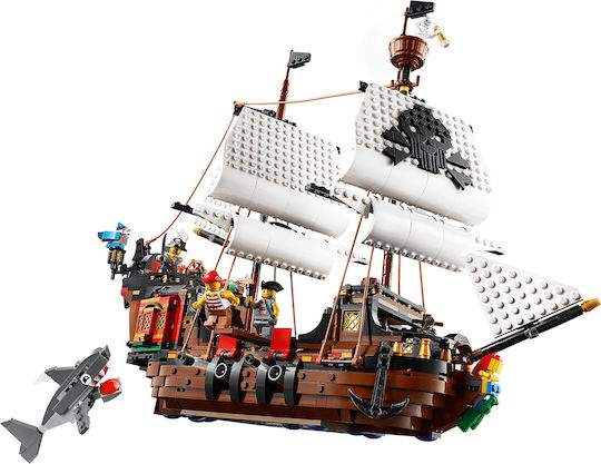 LEGO Creator 3-in-1 Pirate Ship for Ages 9+ 1264 Pieces
