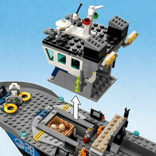 LEGO Jurassic World Baryonyx Dinosaur Boat Escape For Age 8+