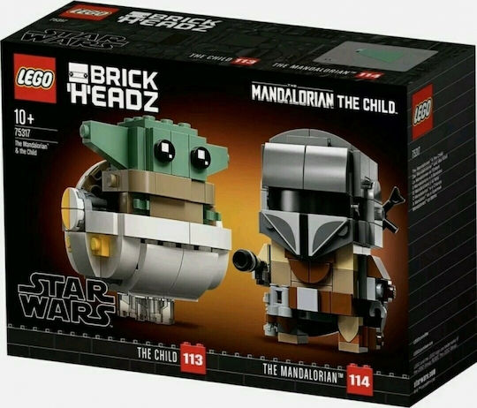 LEGO Brick Headz Mandalorian & the Child για 10+ Ετών