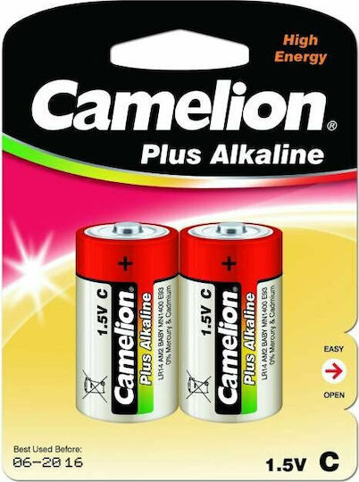 Camelion Plus Αλκαλικές Μπαταρίες C 1.5V 2τμχ