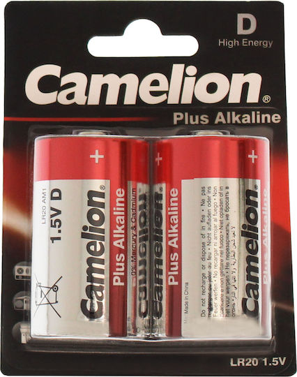 Camelion Plus Alkaline Batterien D 1.5V 2Stück