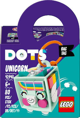 Lego Dots Bag Tag Unicorn for 6+ Years Old