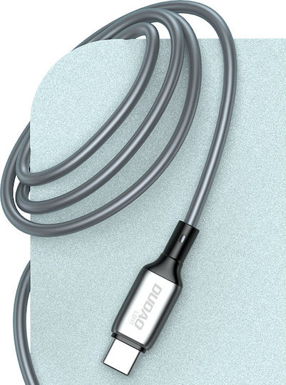 Dudao L5HT USB 2.0 Cable USB-C male - USB-C 100W PD Γκρι 1m