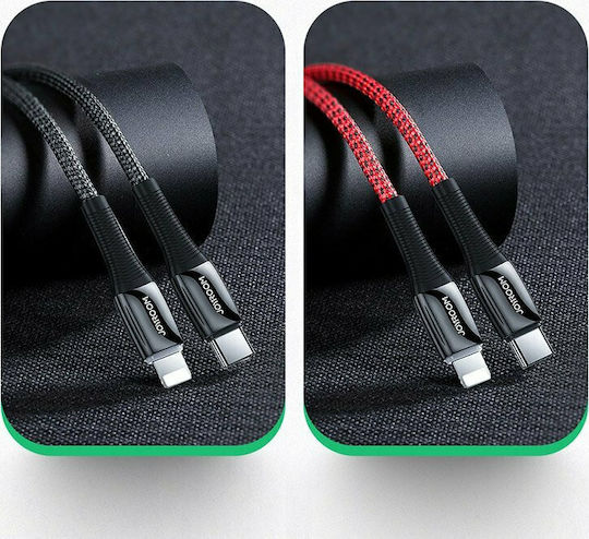 Joyroom S-1224K2 Braided USB-C to Lightning Cable 20W Black 1.2m (57983105182)