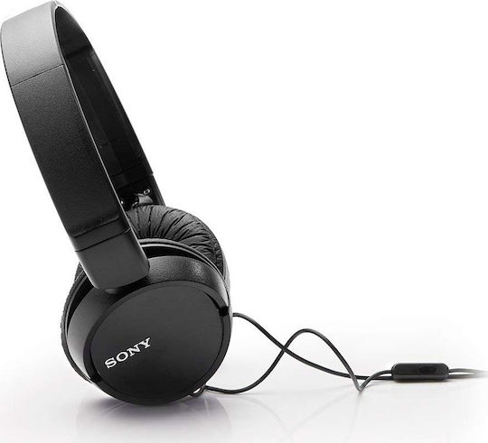 Sony MDR-ZX110AP Wired On Ear Headphones Black