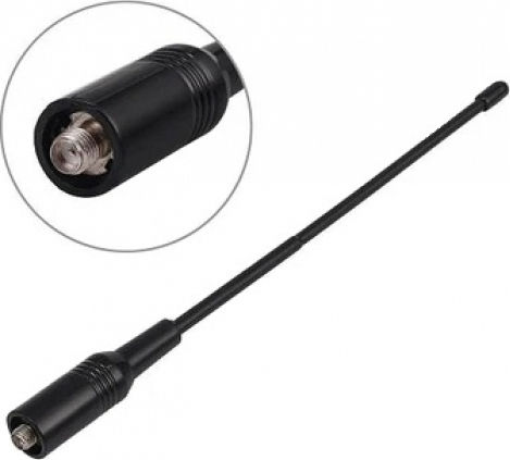 Baofeng BF196 Flexible 40cm BF196 Antenna Wireless Transceiver UHF/VHF Compatible with Baofeng UV-5R / UV-5RA / UV-5RC / UV-5RE / UV-82 / BF-666S / BF-777S / BF-888S / UV-8HX / UV-82HP