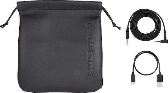 Audio Technica Wireless / Wired Over Ear Headphones with 50 hours of Operation Black