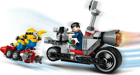 LEGO Minions Unstoppable Bike Chase Pentru 6+ Ani 136 Bucăți