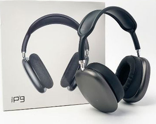 P9 Bluetooth Wireless Over Ear Headphones with 5 hours of Operation Black