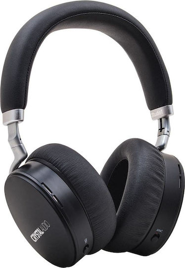 Crystal Audio Studio1K Wireless / Wired Over Ear Headphones with 20 hours of Operation Black